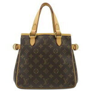 Louis Vuitton Batignolles Monogram Canvas Handbag Brown